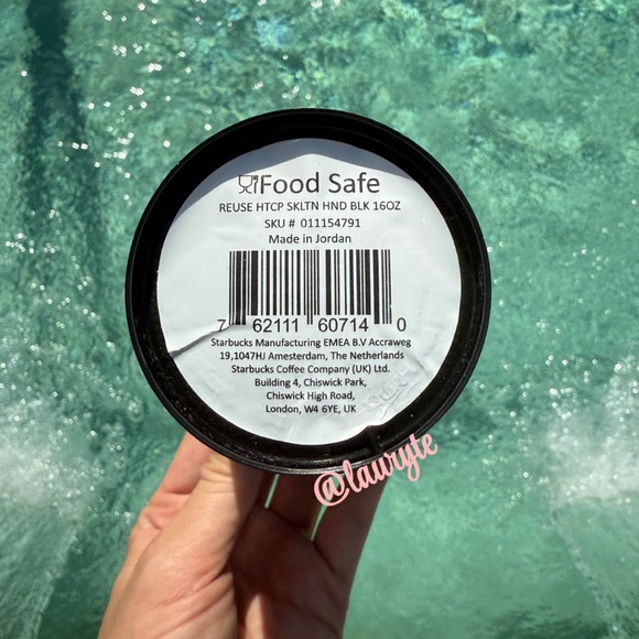 Starbucks 💀 2025 Halloween Skeleton Nails Reusable Hot Cup - Picture 8 of 8